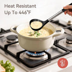 Silicone Cooking Utensils Set, 28 Pcs Kitchen Utensils Set 446°F Heat Resistant Spatula Set, Food Grade Silicone and Stainless Steel Handle Kitchen Gadgets for Nonstick Cookware BPA Free