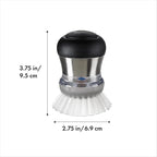 OXO Steel Soap Dispensing Palm Brush