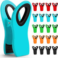 20 Pack Chip Clips, Bag Clips, Magnetic Clip for Chips, Snack and Other Food Bags, Office & Kitchen Use, Chip Clip Heavy Duty, Office Paper Clamps