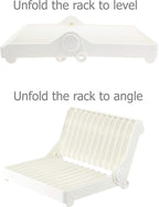 EIKS Foldable Drying Rack for Vegetable Fruit and Tableware, Kitchen Sink Organizer