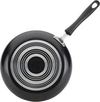 Farberware Cookstart DiamondMax Nonstick Cookware/Pots and Pans Set with Glass Lids, Dishwasher Safe, Includes Baking Pan and Kitchen Cooking Tools, 15 Piece - Black