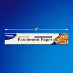Reynolds Kitchens Unbleached Parchment Paper Roll, Non Stick Parchment Paper for Cooking and Baking, Oven Safe up to 425 Degrees, Chlorine-Free, 45 Feet x 12 Inches, 45 Total Sq. Ft. (Pack of 3)