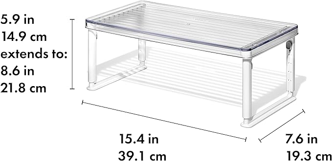 OXO Good Grips Adjustable Fridge Shelf Riser