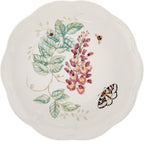 Lenox Dinnerware Set, Butterfly Meadow 18-Piece Set, Service For 6, White Porcelain, Butterfly And Flower Designs, Plates And Bowls Sets, Dishwasher Safe, Home & Kitchen (18 Pieces, Assorted)