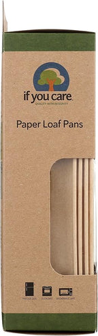 IF YOU CARE FSC Certified Paper Loaf Baking Pans, 4-count