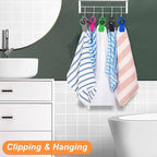 12 Pack Chip Clips, Bag Clips, Office Paper Clamps, Binder Clips, Food Clip Heavy Duty, Magnetic Clip for Food Storage, Snack, Fridge, Kitchen