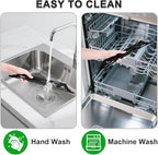 HANZENMA Triangular Sink Rack, Multi-Functional Rack Above the countertop, Foldable Sink Drying mat, Heat-Resistant, Non-Slip, and Rust-Proof Dish Rack (Black)