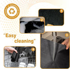 BBQ Grill mats for Outdoor Grill 100% Non-Stick Grill Mats&Baking Mats, Heavy Duty,Reusable and Easy to Clean for Gas, Charcoal, Electric Gril 6 PACK (6 Pack, 17"x 25")