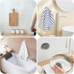 GeeRic 2 PCS Sponge Holders for Kitchen Sink, Stainless Steel Sponge Rack with Suction Cup, Rustproof Brushed SUS304 Sponge Caddy Organizer, Space-Saving Counter Organizer