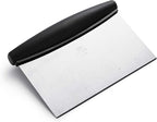 OXO Good Grips Stainless Steel Multi-Purpose Scraper & Chopper, Dough Cutter for Pizza, Bread and Cookie Dough, Multi-Purpose Vegetable Chopper, Dishwasher-Safe Kitchen Essential
