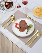 Hammered Gold Silverware Set,30 Piece Stainless Steel Flatware Set for 6,Modern Cutlery Set,Includes Spoon Fork Knives Set,Home Kitchen and Restaurant,Dishwasher Safe
