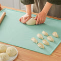 Silicone Baking Mat, 20"X16" Extra Large Non-stick Silicone Mat With High Edge, Food Grade Silicone Dough Rolling Mat For Making Cookies, Macarons, Multipurpose Mat, Countertop Mat, Placemat