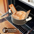 Silicone Bread Sling for Dutch Oven, Non-Stick & Easy to Clean Baking Mat Set, 2 Pcs Reusable Bread Sling for Sourdough Tools ＆ Accessories