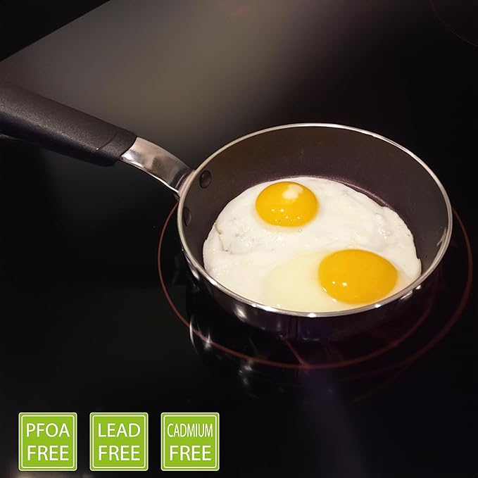 TECHEF - 5.5-Inch One Egg Frying Pan, Coated with New Teflon Select/Non-Stick Coating (PFOA Free) / Made in Korea (5.5-Inch)
