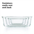 OXO Good Grips 16 Piece Glass Smart Seal Airtight Everyday Container Set