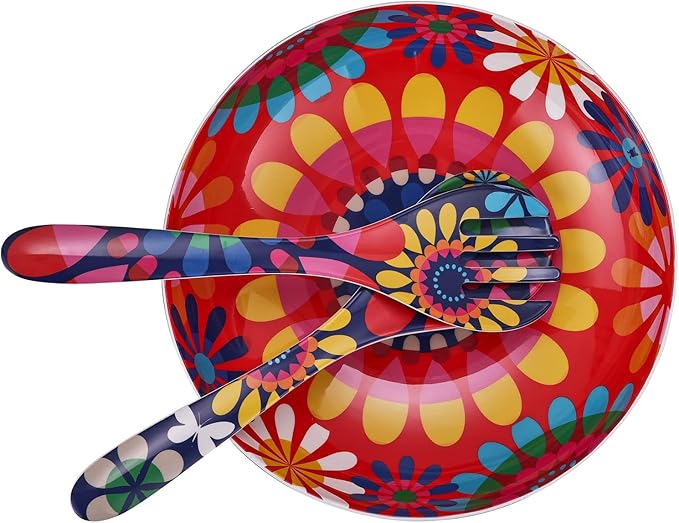 French Bull 11.75" Serving Bowl - Melamine Dinnerware - Salad, Mixing, Pasta (Festival)