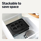 Amazon Basics Nonstick Bakeware 6-Piece Set, Stackable, Dishwasher and Oven-Safe, Baking Pan