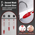 Walfos Kitchen Tongs - 7" 9" and 12" Heat Resistant Cooking Tongs, Stainless Steel and BPA Free Silicone Tips, Great for Cooking, Salad, Grilling, Turning, Dishwasher safe,set of 3