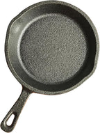 4 Inch Mini Cast Iron Skillet, Small Frying Pan Non Stick Mini Black Egg Pan Small Iron Plate Omelette Pan Suitable For Indoor and Outdoor Use Family Use(S)