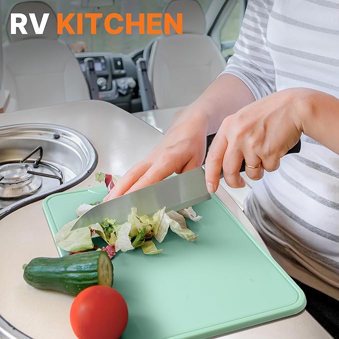 Portable Camping Cooking Utensils Set, Camp Kitchen Set with Organizer Bag, RV Essentials Outdoor Cooking Utensil Kit for Travel, Picnics, Camping, BBQs, Parties