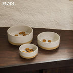 Mora Ceramic Pet Bowl Size Medium - Food/Water Dish for Large Puppies, Cats, Retrievers, Medium Sized Dogs, ect. 28oz or 4 Cups - Basic Bowls for Your Dog or Cat, Mix and Match for a Set - Oat