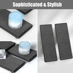 3PCS Stone Drying Tray, Water Absorbing Stone Tray for Sink, Stones Soap Trays, Fast Dry Diatomite Stones Mat,Used for Hand Soaps,Sponge,Toothbrush Holder in Bathroom Counter and Kitchen Sinks