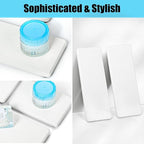 3PCS Stone Drying Tray, Water Absorbing Stone Tray for Sink, Stones Soap Trays, Fast Dry Diatomite Stones Mat,Used for Hand Soaps,Sponge,Toothbrush Holder in Bathroom Counter and Kitchen Sinks