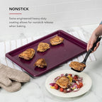 KitchenAid 13x18in Nonstick Aluminized Steel Baking Sheet, Beetroot