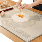Silicone Pastry Mat 34x26 Inch Nonstick Baking Mat -Perfect for Dough, Pastry, Bread, Dough Rolling, Kneading Board, Pie Crust, Fondant, Pasta/Pizza, Kitchen Counter Mat