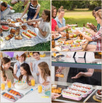 25 Pack Mini Cake Pans with Lids and Spoons, Small Aluminum Foil Loaf Pans, Rectangular Baking Containers for Party and Picnics, 6.8oz (Pink)