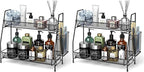 Bathroom Organizer Countertop, Spice Rack Organizer for Cabinet,Bathroom Counter Organizer, Kitchen Countertop Organizer (Pack of 2)