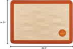Mrs. Anderson's Baking Non-Stick Silicone Baking Mat - Reusable Oven Liner & Pastry Mat - For Breads, Cookies, Roasting & More - Baker’s Essentials - Heat-Resistant to 480°F - Big Baking Mat