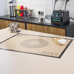 Restaurantware Baking Mat Pack of 1 Non-Stick 23.6"x31.5" Silicone Extra Large Baking Mat, Rectangle Reusable Durable Anti-Slip Sheet with Measurement Markings for Kneading Rolling Shaping Dough