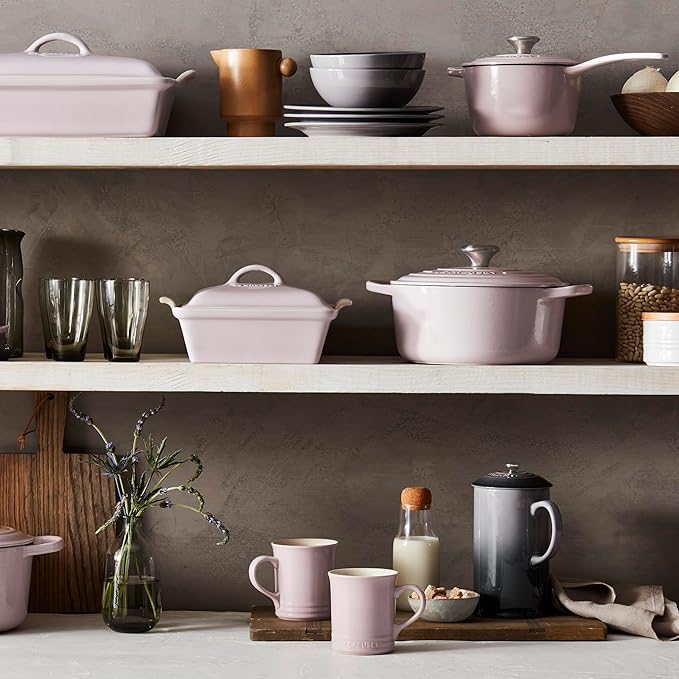 Le Creuset Stoneware Set of 4 Mugs, 14 oz. each, Shallot