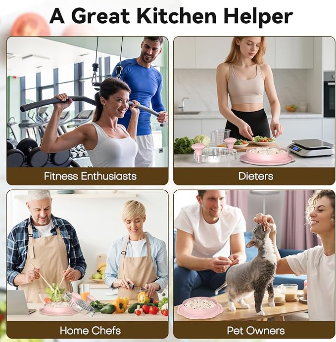 10" Pro Chicken Shredder Tool Twist Large for Kitchen, BPA-Free Food-Safe Meat Grinder, Visible Chicken Breast Meat Shredder with Strong Anti-Slip Bottom & Ergonomic Handle, Pink