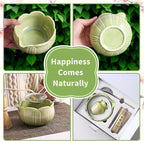 Matcha Whisk Set, Ceramic Matcha Set 8 Pcs, Matcha Kit Set Includes Matcha Bowl, Matcha Whisk and Holder, Bamboo Scoop and Rest, Sifter and Tea Towel, Ideal Gift for Family/Friend (Green)