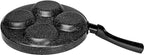 MyLifeUNIT Aluminum 4-Cup Egg Frying Pan, Non Stick Egg Cooker Pan