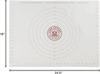 King Arthur Baking Company Rolling Mat, Non-Slip Non-Stick Silicone Baking Mat, For Kneading, Rolling, And Measuring Dough