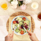 Large Ceramic Pasta Bowls Set of 6, 30 Oz Large Salad Bowls for Kitchen, 8.25 inch Decorative Ceramic Serving Bowl, Pasta Plates, Porcelain Dinner Soup Bowl Set, Microwave&Oven&Dishwasher Safe