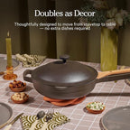Our Place Mini Always Pan | 8.5" Ceramic Pan with Modular Lid & Beechwood Spatula | Patented 10-in-1 Nonstick, Non-Toxic Cookware Made Without PFAS | Induction & Oven-Safe up to 450°F | Char