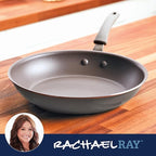 Rachael Ray Cook + Create Nonstick Frying Pan/Skillet, 12.5 Inch, Gray
