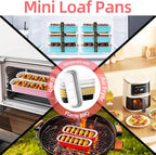 Mini Loaf Pans with Lids and Spoons Sealing Sticker,120 Pcs 6.8oz Cake Pans for Baking Disposable Aluminum Foil Christmas Cake Pan (mixed)