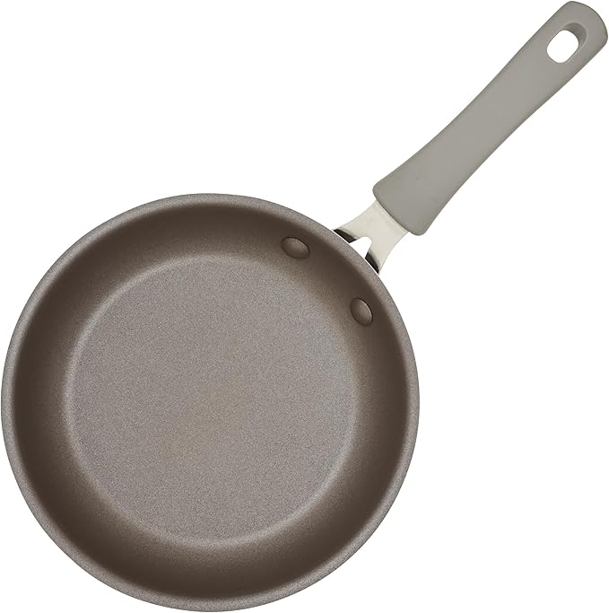 Rachael Ray Cook + Create Nonstick Frying Pan/Skillet, 8.5 Inch, Gray