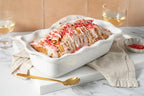 Le Creuset Stoneware Heritage Fluted Loaf Pan, 9", White