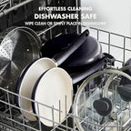 GreenPan Rio Healthy Ceramic Nonstick 8" Frying Pan Skillet and Silicone Spatula Set, Soft Grip Handle, Breaktfast Meal Set, PFAS-Free, Dishwasher Safe, Oven Safe, Black
