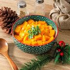glowworm Christmas Cereal Bowls, 26 Oz Soup Bowls Set of 6 for Kitchen, Bowls Set for Rice, Oatmeal, Dessert, Dishwasher & Microwave safe