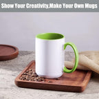 TANGLONG Sublimation Mugs 15 oz Set of 12 Sublimation Blank with Box Bulk Coffee Mugs Coffee Cups Tazas Para Sublimar 6 Assorted Colors