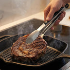 Stainless Cooking Utensils,Heavy-Duty Thickened Cooking Utensils,Kitchen Tools Include Solid & Slotted Spatula,Soup Ladle,Egg Whisk,Tongs,Skimmers
