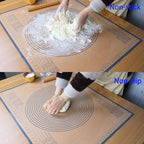 Silicone Pastry Mat 34x26 Inch Nonstick Baking Mat -Perfect for Dough, Pastry, Dough Rolling, Kneading Board, Pie Crust, Bread, Fondant, Pasta/Pizza, Kitchen Counter Mat