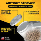 Gamma2 Vittles Vault Pet Food Storage Containers - Sealed Dog and Cat Food Storage Container, Fits up to 80lbs, Made in the USA - [14"L x 28"H]